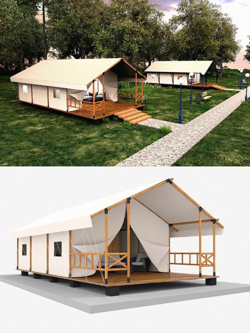 休闲帐篷露营布置方案设计