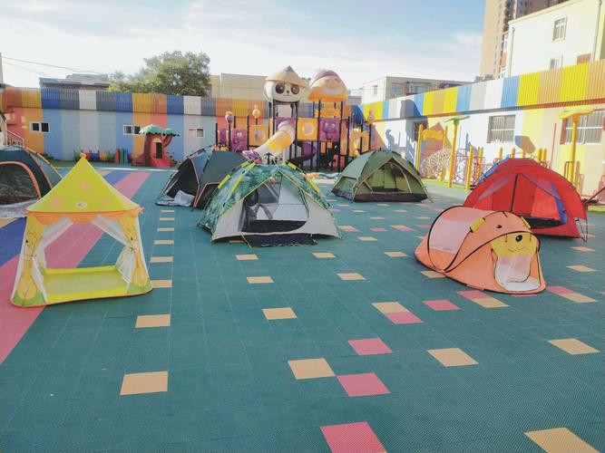 帐篷区幼儿园休闲区