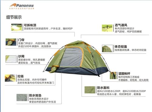 民宿阳台休闲帐篷设计说明
