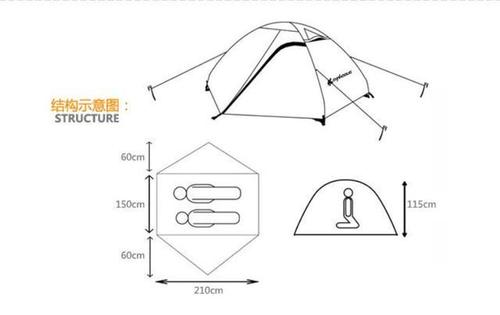 休闲野营帐篷设计图纸的相关图片