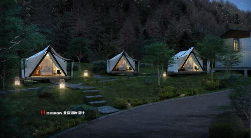小型休闲山庄帐篷设计图的相关图片